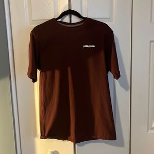 Maroon Patagonia T shirt